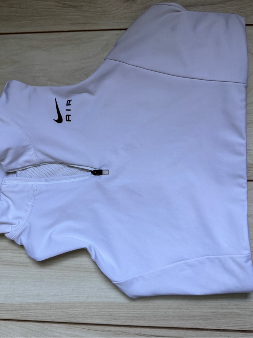 Nike White Dri-FIT sports bra